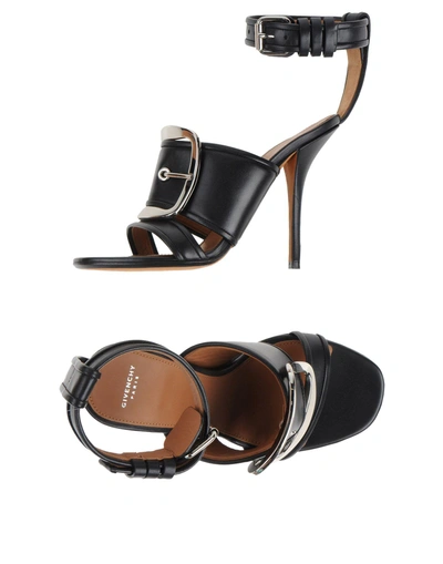 Shop Givenchy Sandals In Black