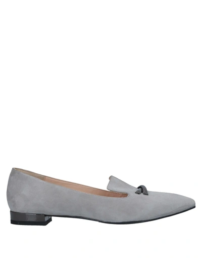 Shop Emporio Armani Loafers In Lead