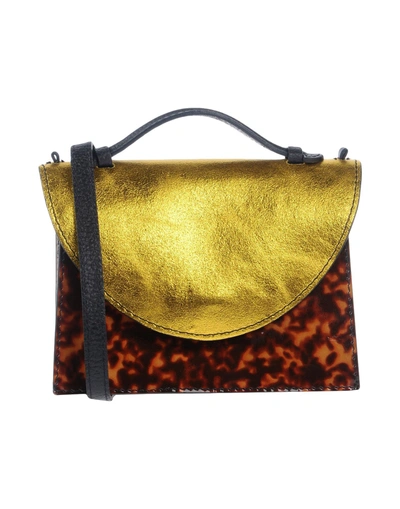 Shop Imemoi Handbag In Yellow