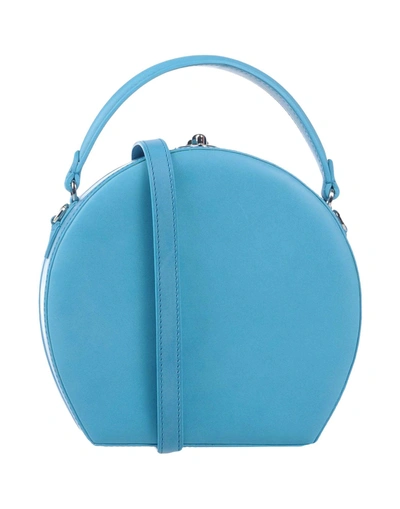 Shop Bertoni 1949 Handbag In Turquoise