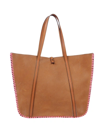 Shop Lacontrie Handbags In Brown