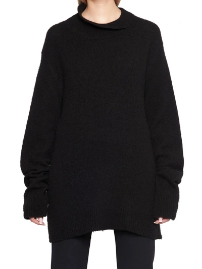Shop Ann Demeulemeester Sweater In Black