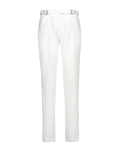 Shop Sandro Casual Pants In White
