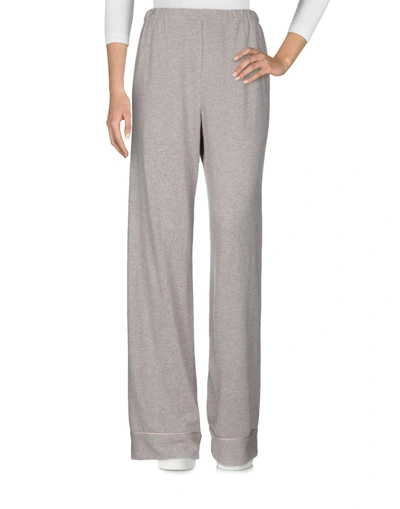 Shop Alberta Ferretti Casual Pants In Light Grey