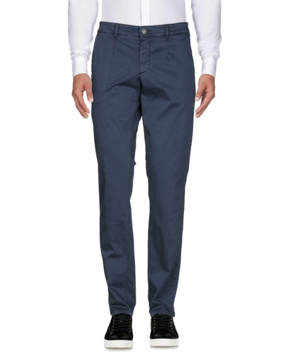 Shop Alessandro Dell'acqua Casual Pants In Dark Blue