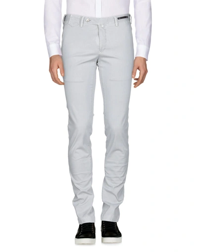 Shop Pt01 Pt Torino Man Pants Light Grey Size 40 Cotton, Elastane