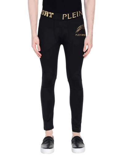 Shop Plein Sport Leggings In Black