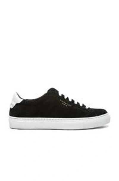 Shop Givenchy Urban Tie Knot Suede & Leather Sneakers In Black