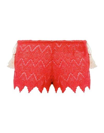 Shop Eberjey Beach Shorts And Pants In Red