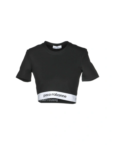 Shop Paco Rabanne T-shirt In Black