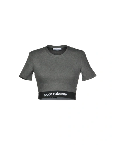 Shop Paco Rabanne T-shirt In Grey