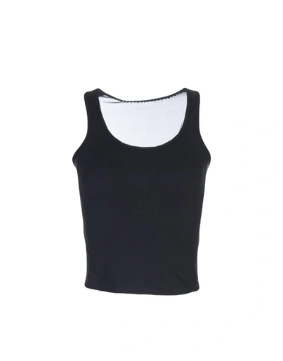 Shop Sàpopa Woman Top Black Size Xs Nylon, Elastane