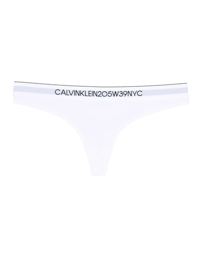 Shop Calvin Klein Underwear Thongs In White