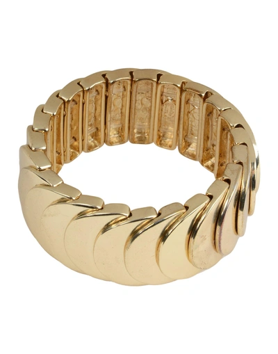 Shop Kenneth Jay Lane Bracelet In Gold