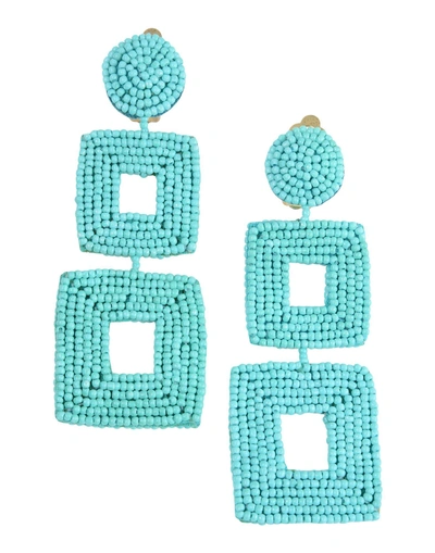 Shop Kenneth Jay Lane In Turquoise