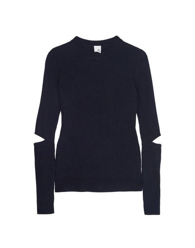 Shop Iris & Ink Sweaters In Dark Blue