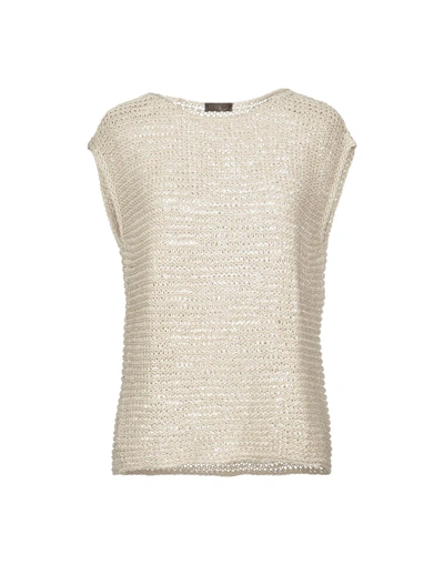Shop Peserico Woman Sweater Beige Size 8 Linen, Cotton