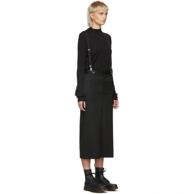 Shop Y's Ys Black Suspender Skirt In 1 Black