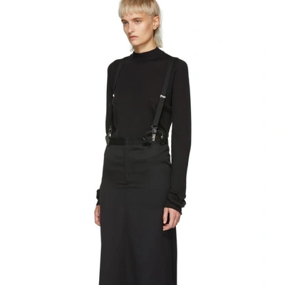 Shop Y's Ys Black Suspender Skirt In 1 Black