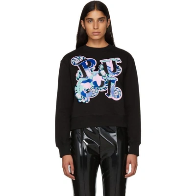 Shop Emilio Pucci Black Pucci Sweatshirt In 999 Black