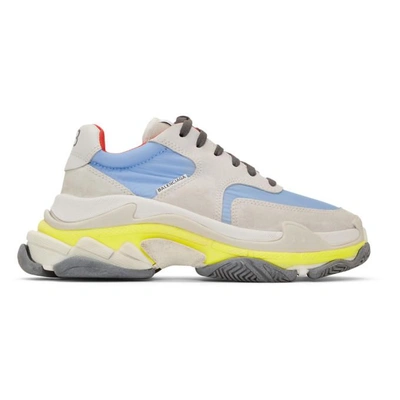Balenciaga Triple S Low-top Trainers In Blue | ModeSens