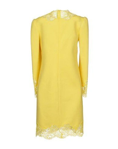 Shop Ermanno Scervino Short Dress In Yellow