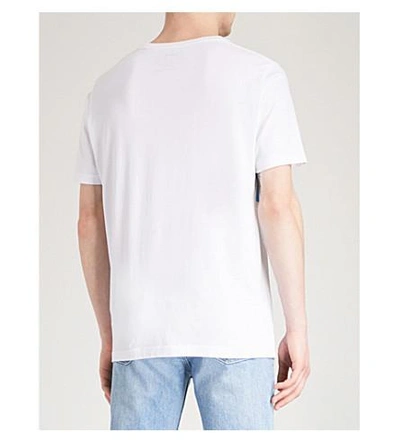 Shop Diesel T-just-sw Cotton-jersey T-shirt In Bright White