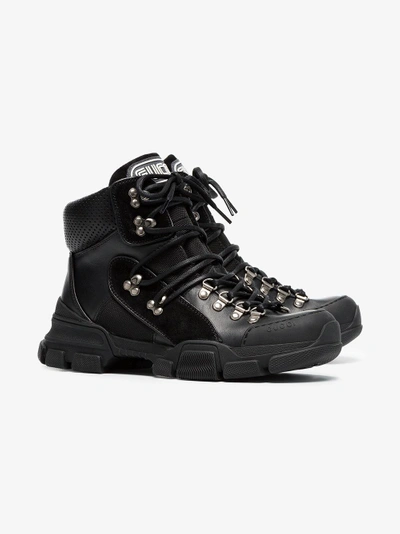 Shop Gucci Journey High-top Sneakers In Black