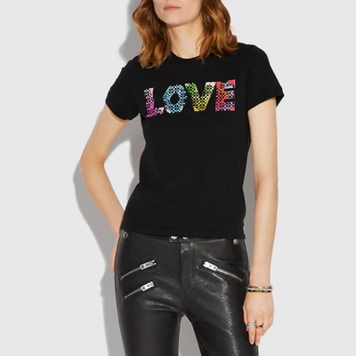Shop Coach Love By Jason Naylor T-shirt In Black