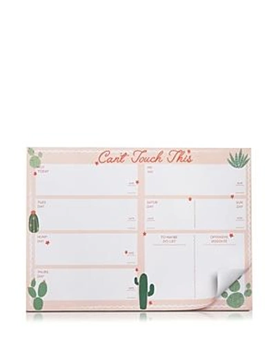 Shop Skinnydip London Can't Touch This Notepad In Peach Multi