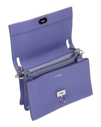 Shop Jil Sander Handbags In Lilac