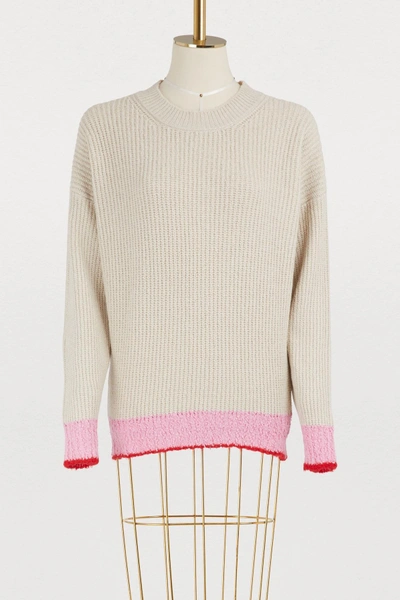 Shop Vanessa Bruno Jenesis Sweater In Ecru