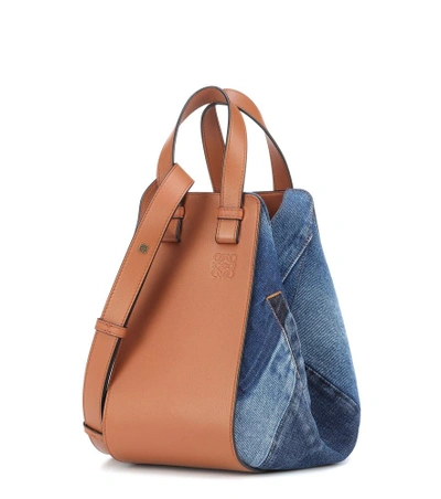 Shop Loewe Hammock Small Leather Shoulder Bag In Female