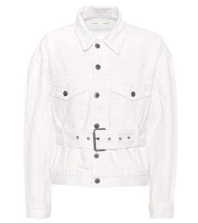 Shop Proenza Schouler Cotton Jacket In White
