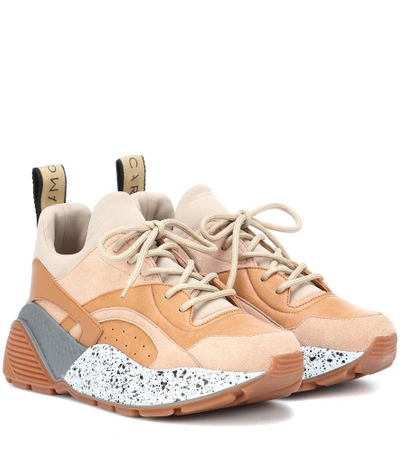 Shop Stella Mccartney Eclypse Sneakers In Brown