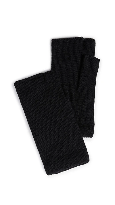 Shop Y-3 Logo Gloves In Black