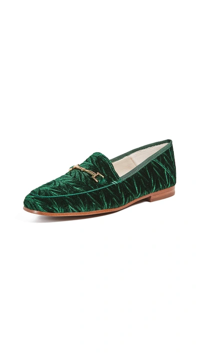 Shop Sam Edelman Loraine Loafers In Emerald
