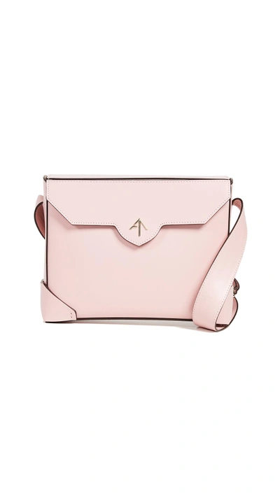 Shop Manu Atelier Bold Shoulder Bag In Bubblegum