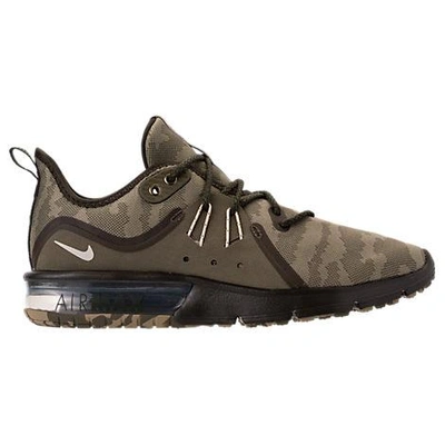 Men's nike air max sequent 3 premium camo casual shoes 2025