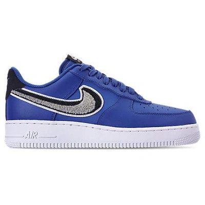 Shop Nike Men's Nba Air Force 1 '07 Lv8 Casual Shoes, Blue