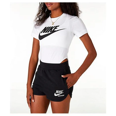 Shop Nike Women's Sportswear Essential Bodysuit, White