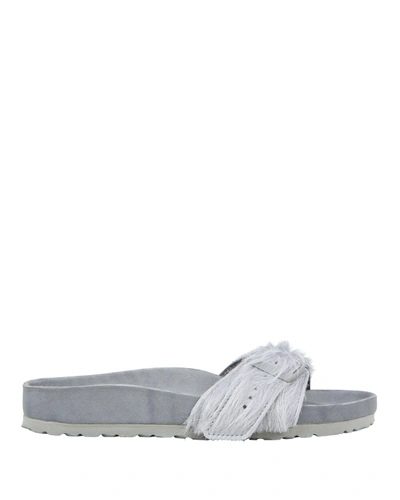 Shop Rick Owens Madrid Grey Sandals