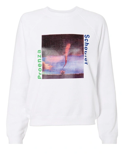 Shop Pswl Shrunken Graphic Print Sweatshirt