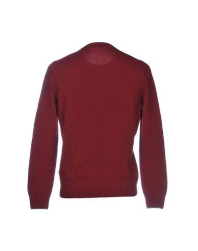 Shop Gran Sasso Sweater In Maroon
