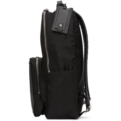 Shop Valentino Black  Garavani 'vltn' Backpack In 0ni Black