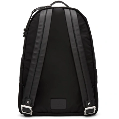 Shop Valentino Black  Garavani 'vltn' Backpack In 0ni Black