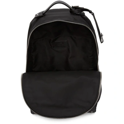 Shop Valentino Black  Garavani 'vltn' Backpack In 0ni Black