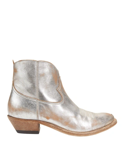 Shop Golden Goose Young Cowboy Metal Tip Boots