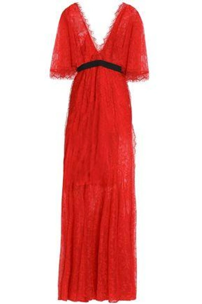 Shop Alice Mccall Woman Look Good, Feel Good Lace Gown Red