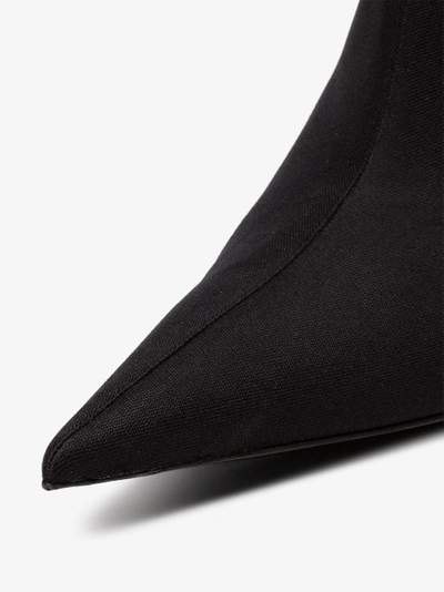 Shop Balenciaga Black Knife 110 Jersey Sock Boots